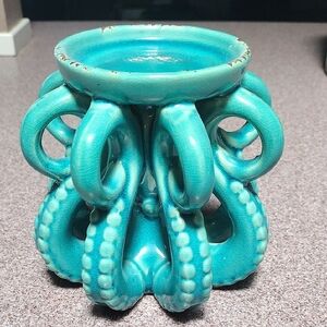 Otto Octopus Turquoise Candle Holder